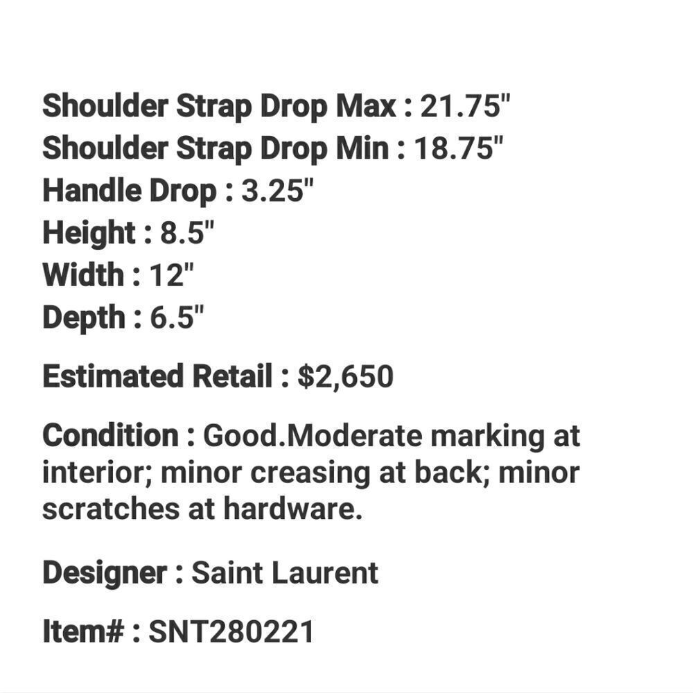 Ysl Small Rive Gauche Cabas - image 7